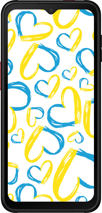 Силиконовый чехол Сердца UA для Samsung Galaxy Xcover 6 Pro - 5292u-2918 изображение 