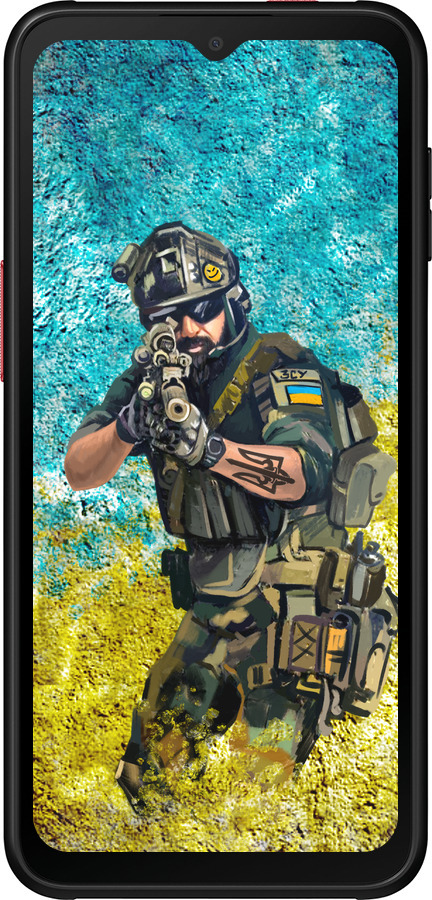 Силиконовый чехол Воин ЗСУ для Samsung Galaxy Xcover 6 Pro - 5311u-2918 изображение 