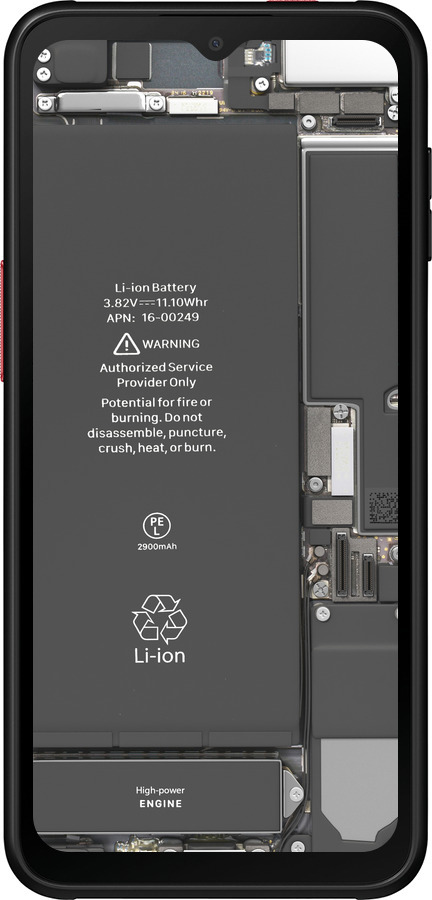 Силіконовий чехол Деталі смартфона для Samsung Galaxy Xcover 6 Pro - 5487u-2918 изображение 