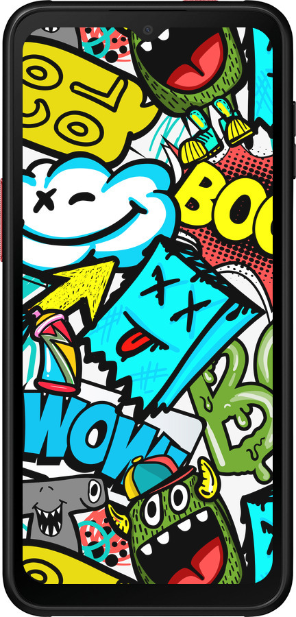 Силиконовый чехол Стикеры v4 для Samsung Galaxy Xcover 6 Pro - 5508u-2918 изображение 