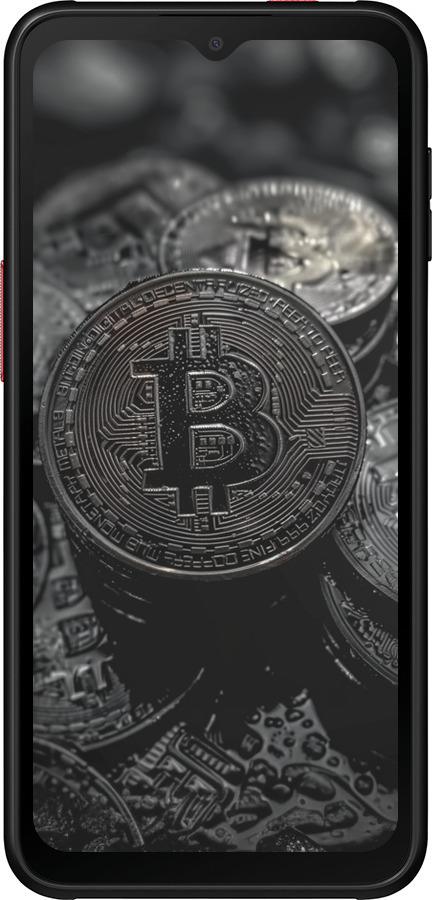 Силиконовый чехол Black Bitcoin для Samsung Galaxy Xcover 6 Pro - 6090u-2918 изображение 