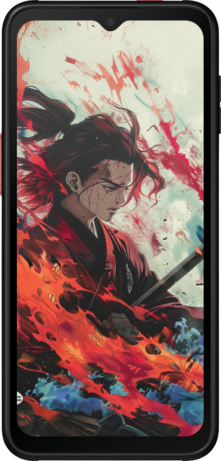 Силиконовый чехол Битва стихий для Samsung Galaxy Xcover 6 Pro - 6110u-2918 изображение 