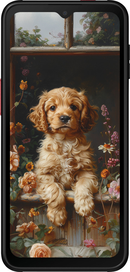 Силиконовый чехол Щенок cocker spaniel для Samsung Galaxy Xcover 6 Pro - 6136u-2918 изображение 