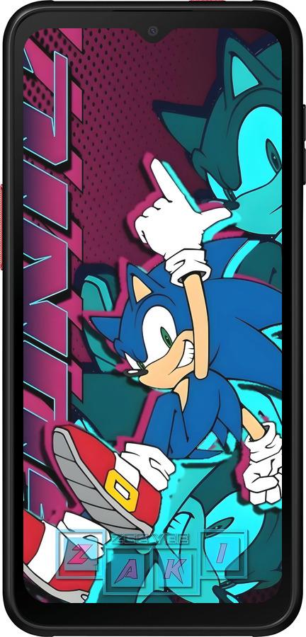 Силиконовый чехол Соник для Samsung Galaxy Xcover 6 Pro - 6284u-2918 изображение 