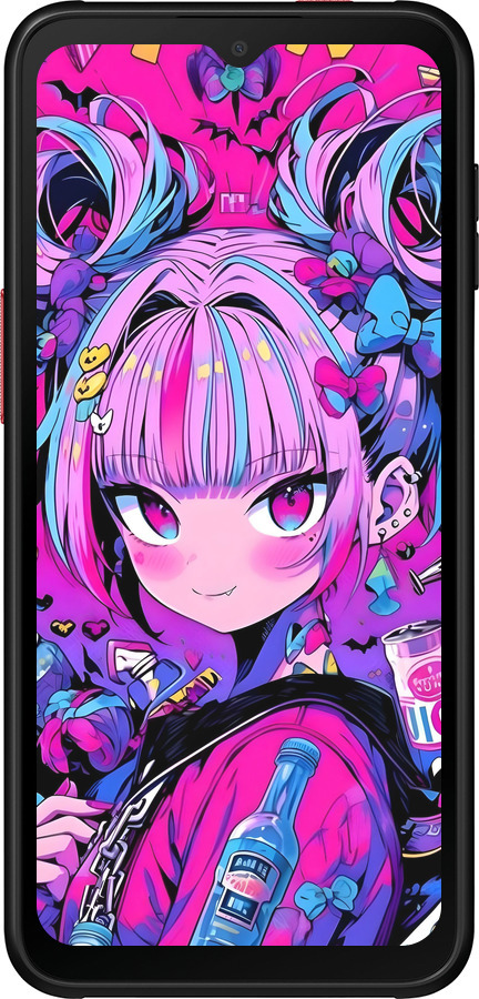 Силиконовый чехол Аниме милаха для Samsung Galaxy Xcover 6 Pro - 6314u-2918 изображение 