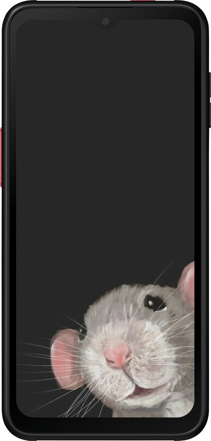 Силиконовый чехол The Peeking Rat для Samsung Galaxy Xcover 6 Pro - 6442u-2918 изображение 