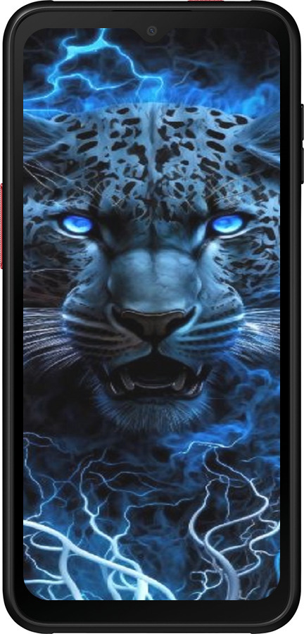 Силиконовый чехол Ледяной леопард для Samsung Galaxy Xcover 6 Pro - 6460u-2918 изображение 