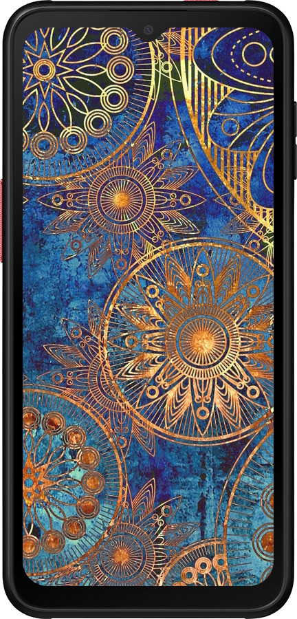 Силиконовый чехол Золотой узор для Samsung Galaxy Xcover 6 Pro - 678u-2918 изображение 