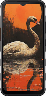 Силіконовий чехол Лебідь для Samsung Galaxy Xcover7 - 5964u-3695 изображение 