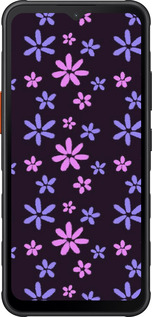 Силиконовый чехол с  цветами для Samsung Galaxy Xcover7 - 6258u-3695 изображение 