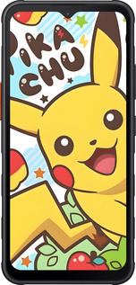 Силиконовый чехол Пикачу 2 для Samsung Galaxy Xcover7 - 6391u-3695 изображение 