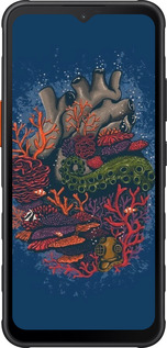 Силиконовый чехол Сердце моря для Samsung Galaxy Xcover7 - 6506u-3695 изображение 