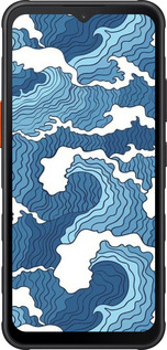 Силиконовый чехол Абстрактный рисунок морских волн для Samsung Galaxy Xcover7 - 6538u-3695 изображение 