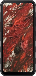 Силиконовый чехол Абстрактная композиция в красных тонах для Samsung Galaxy Xcover7 - 6541u-3695 изображение 