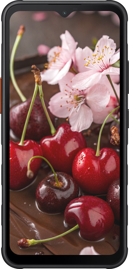 Силиконовый чехол Вишня в шоколаде для Samsung Galaxy Xcover7 - 6698u-3695 изображение 