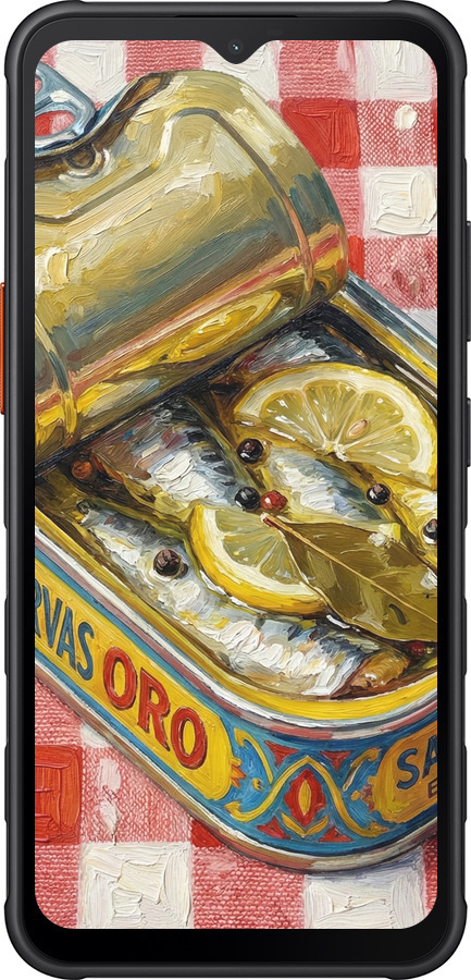 Силиконовый чехол Vintage Sardine Tin Phone для Samsung Galaxy Xcover7 - 6772u-3695 изображение 