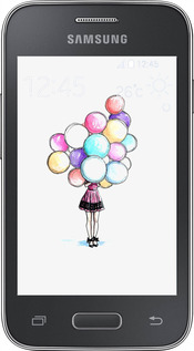 Силіконовий чехол Кульки для Samsung Galaxy Young 2 G130h - 4387u-206 изображение 