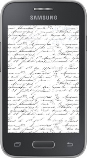 Силіконовий чехол Прописний шрифт  для Samsung Galaxy Young 2 G130h - 4475u-206 изображение 