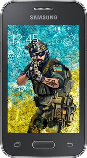 Силіконовий чехол Воїн ЗСУ для Samsung Galaxy Young 2 G130h - 5311u-206 изображение 