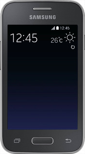 Силиконовый чехол Градиент в тёмно - синем стиле для Samsung Galaxy Young 2 G130h - 6542u-206 изображение 