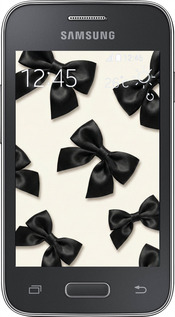 Силиконовый чехол Dark Coquette для Samsung Galaxy Young 2 G130h - 6765u-206 изображение 