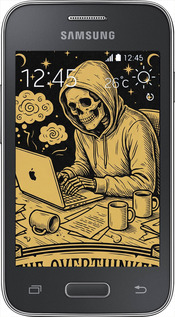 Силиконовый чехол The Overthinker для Samsung Galaxy Young 2 G130h - 6774u-206 изображение 