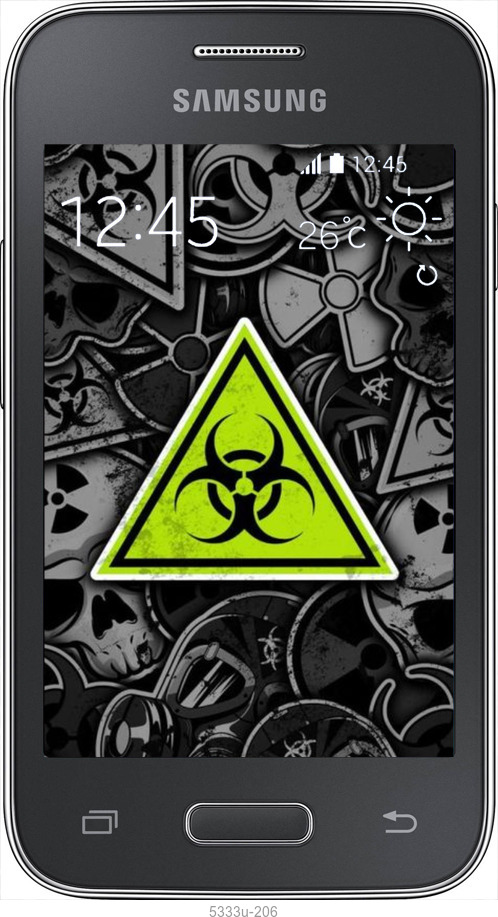 Силиконовый чехол № 5333 для Samsung Galaxy Young 2 G130h - 5333u-206 изображение 