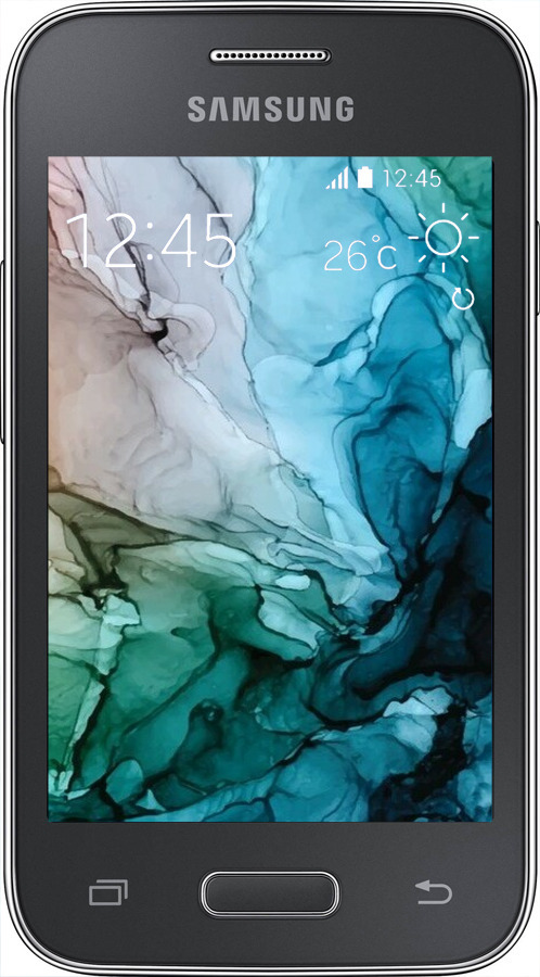 Силиконовый чехол С красочной абстрактной картиной Соленые берега для Samsung Galaxy Young 2 G130h - 6405u-206 изображение 