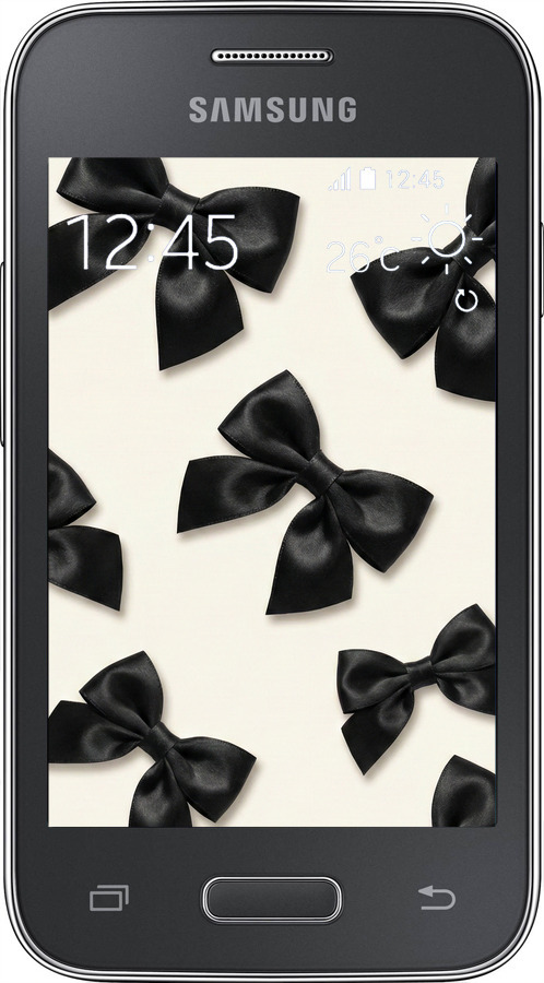 Силиконовый чехол Dark Coquette для Samsung Galaxy Young 2 G130h - 6765u-206 изображение 