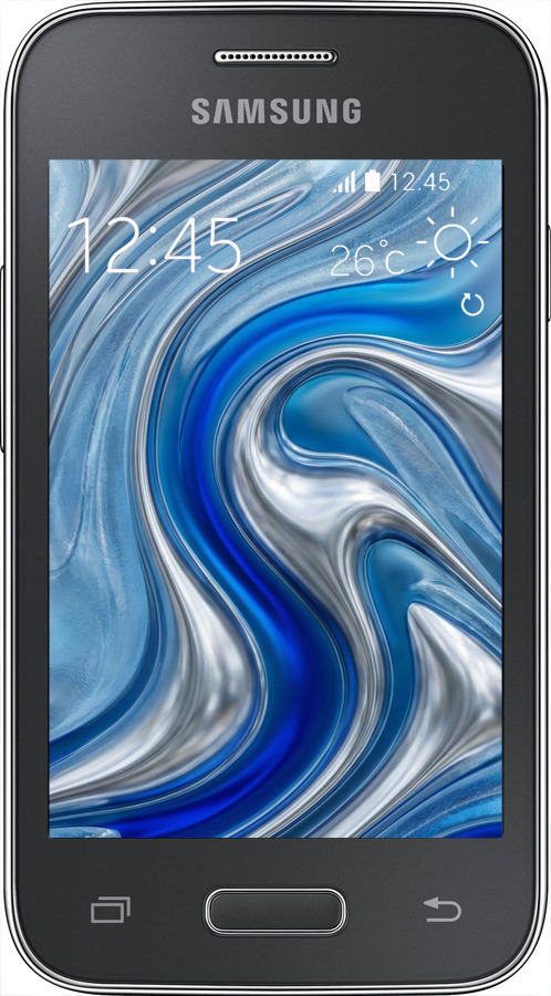 Силиконовый чехол Liquid Chrome для Samsung Galaxy Young 2 G130h - 6781u-206 изображение 