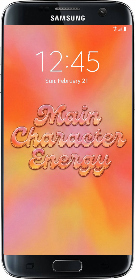 TPU чехол Aura Gradient Main Character Energy Aesthetic Y2K для Samsung Galaxy S7 Edge G935F - 6783b-257 изображение 