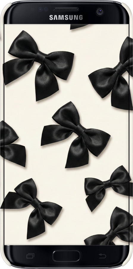 3D пластиковий матовий чехол Dark Coquette для Samsung Galaxy S7 Edge G935F - 6765m-257 изображение 