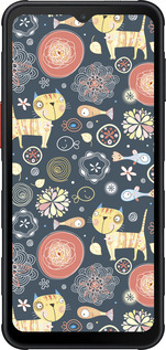 Силиконовый чехол Котята v4 для Samsung Xcover7 Pro - 1224u-4092 изображение 