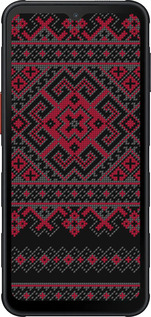 Силиконовый чехол Вышиванка 52 для Samsung Xcover7 Pro - 1763u-4092 изображение 