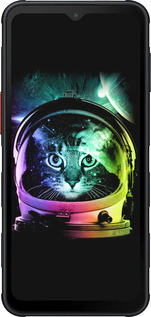 Силиконовый чехол Кот-астронавт для Samsung Xcover7 Pro - 4154u-4092 изображение 