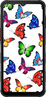 Силіконовий чехол Барвисті метелики для Samsung Xcover7 Pro - 4761u-4092 изображение 