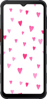 Силіконовий чехол Сердечка 2 для Samsung Xcover7 Pro - 4763u-4092 изображение 
