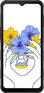 Силиконовый чехол Девушка v4 для Samsung Xcover7 Pro - 5276u-4092 изображение 