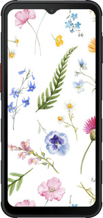 Силиконовый чехол Цветочный фон v2 для Samsung Xcover7 Pro - 5472u-4092 изображение 
