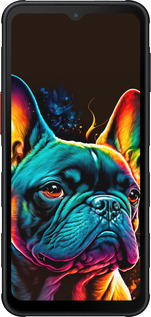 Силиконовый чехол Яркий бульдог для Samsung Xcover7 Pro - 5547u-4092 изображение 
