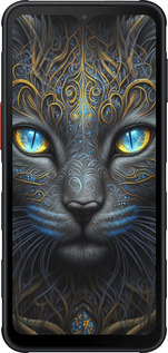 Силиконовый чехол Кошка для Samsung Xcover7 Pro - 5548u-4092 изображение 