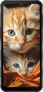 Силиконовый чехол Котики 2 для Samsung Xcover7 Pro - 5664u-4092 изображение 