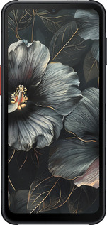 Силиконовый чехол Черные цветы для Samsung Xcover7 Pro - 6031u-4092 изображение 