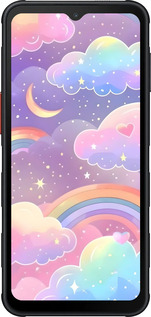 Силиконовый чехол Облака и радуга для Samsung Xcover7 Pro - 6312u-4092 изображение 