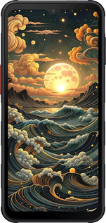 Силиконовый чехол Арт волны для Samsung Xcover7 Pro - 6332u-4092 изображение 