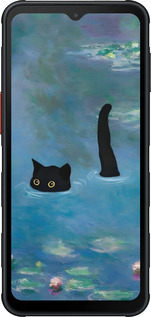Силиконовый чехол С изображением кота и водяной лилии Monet для Samsung Xcover7 Pro - 6519u-4092 изображение 