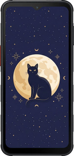 Силиконовый чехол Cute Cat Celestial/Witchy для Samsung Xcover7 Pro - 6787u-4092 изображение 