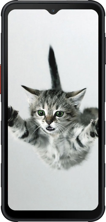 Силиконовый чехол Летящий котёнок для Samsung Xcover7 Pro - 2322u-4092 изображение 
