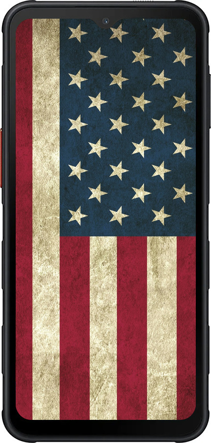 Силиконовый чехол Флаг США для Samsung Xcover7 Pro - 395u-4092 изображение 