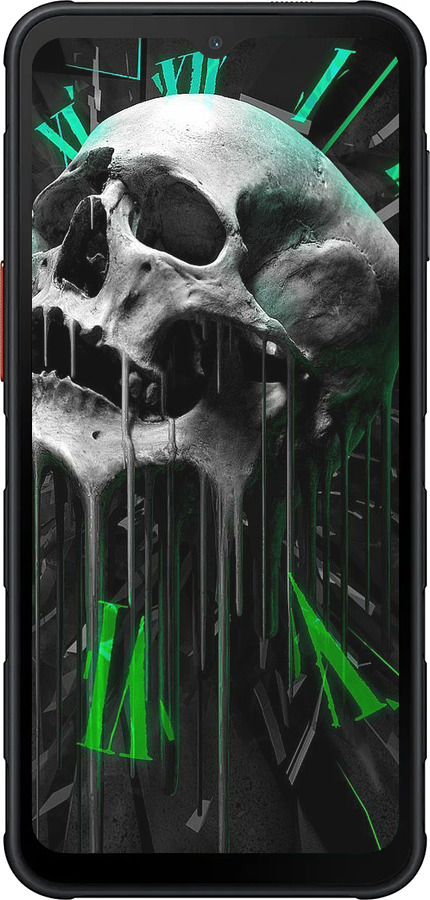Силиконовый чехол Череп-часы для Samsung Xcover7 Pro - 4100u-4092 изображение 